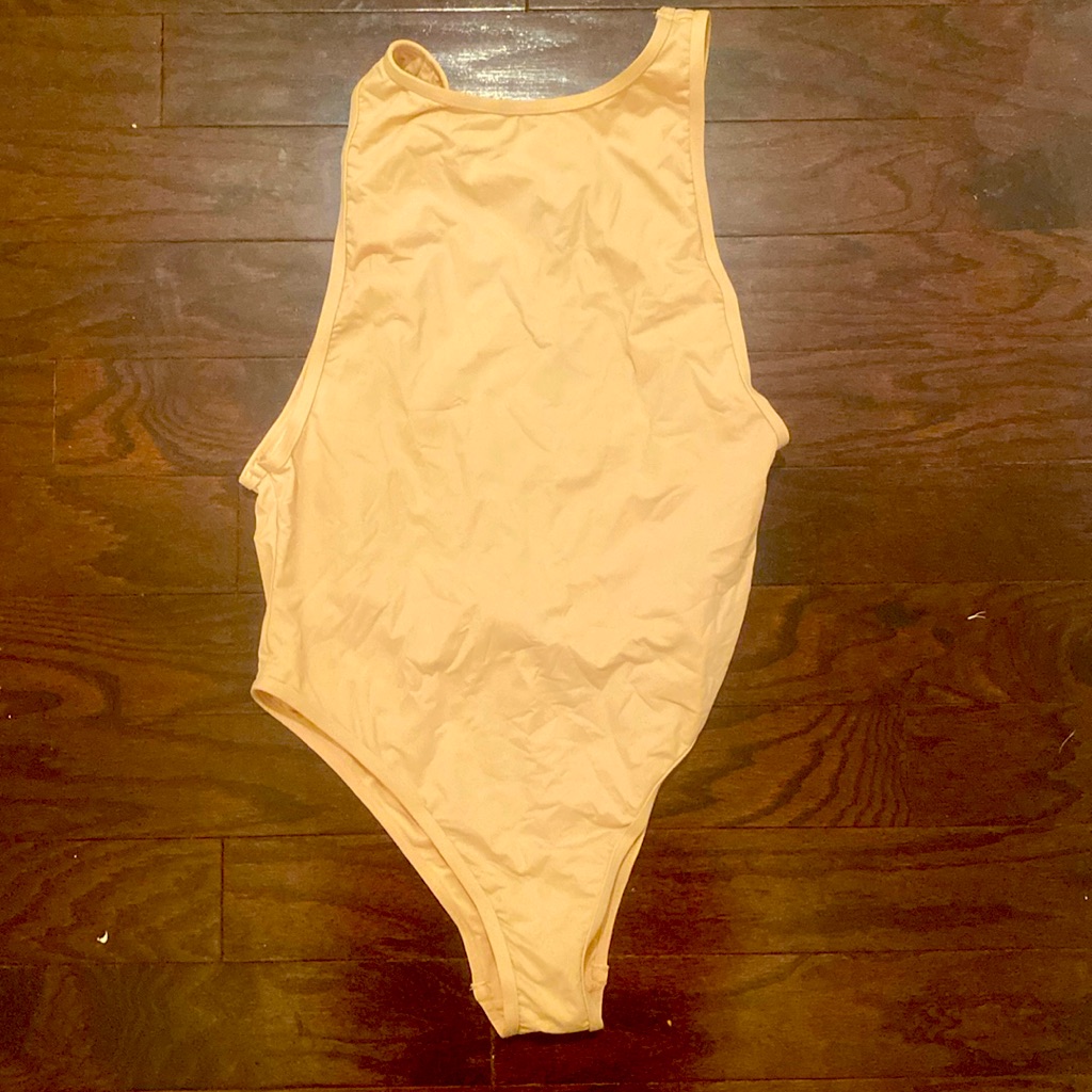 Light Nude Basic One Piece